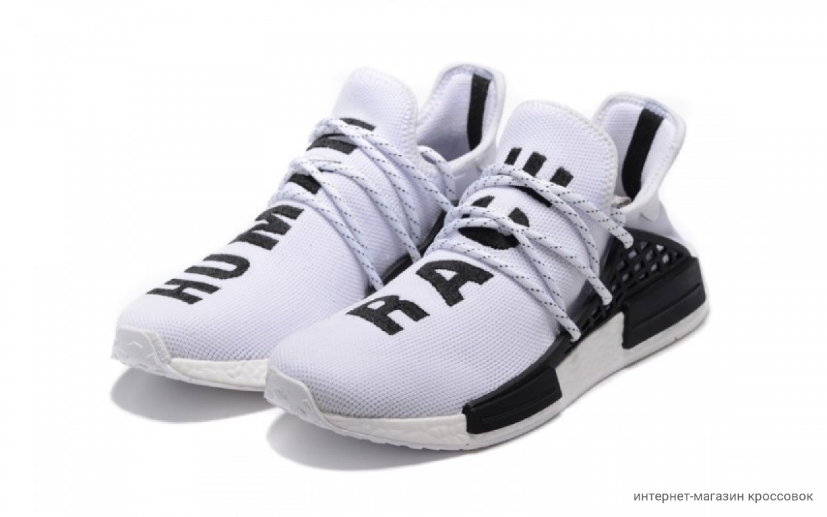 pharrell nmd black and white